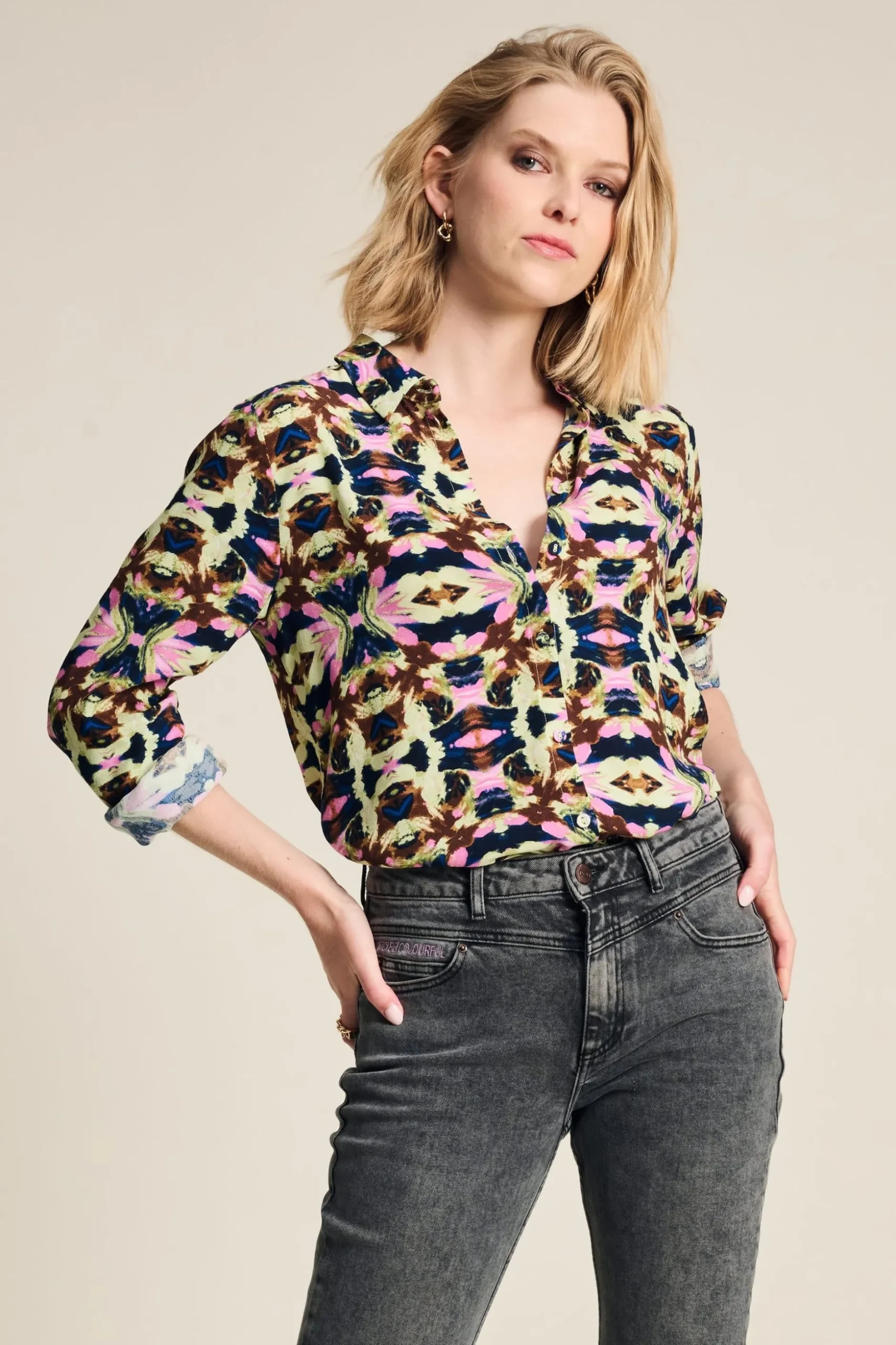 BLOUSE Mila Butterfly Sky