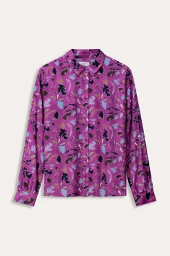 BLOUSE Milly Featherfest Cactus Pink