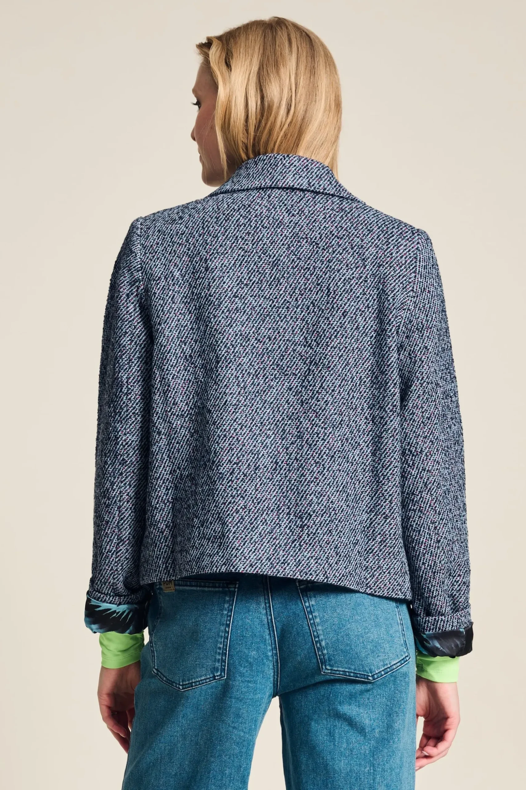 JACKET Tweed Blue