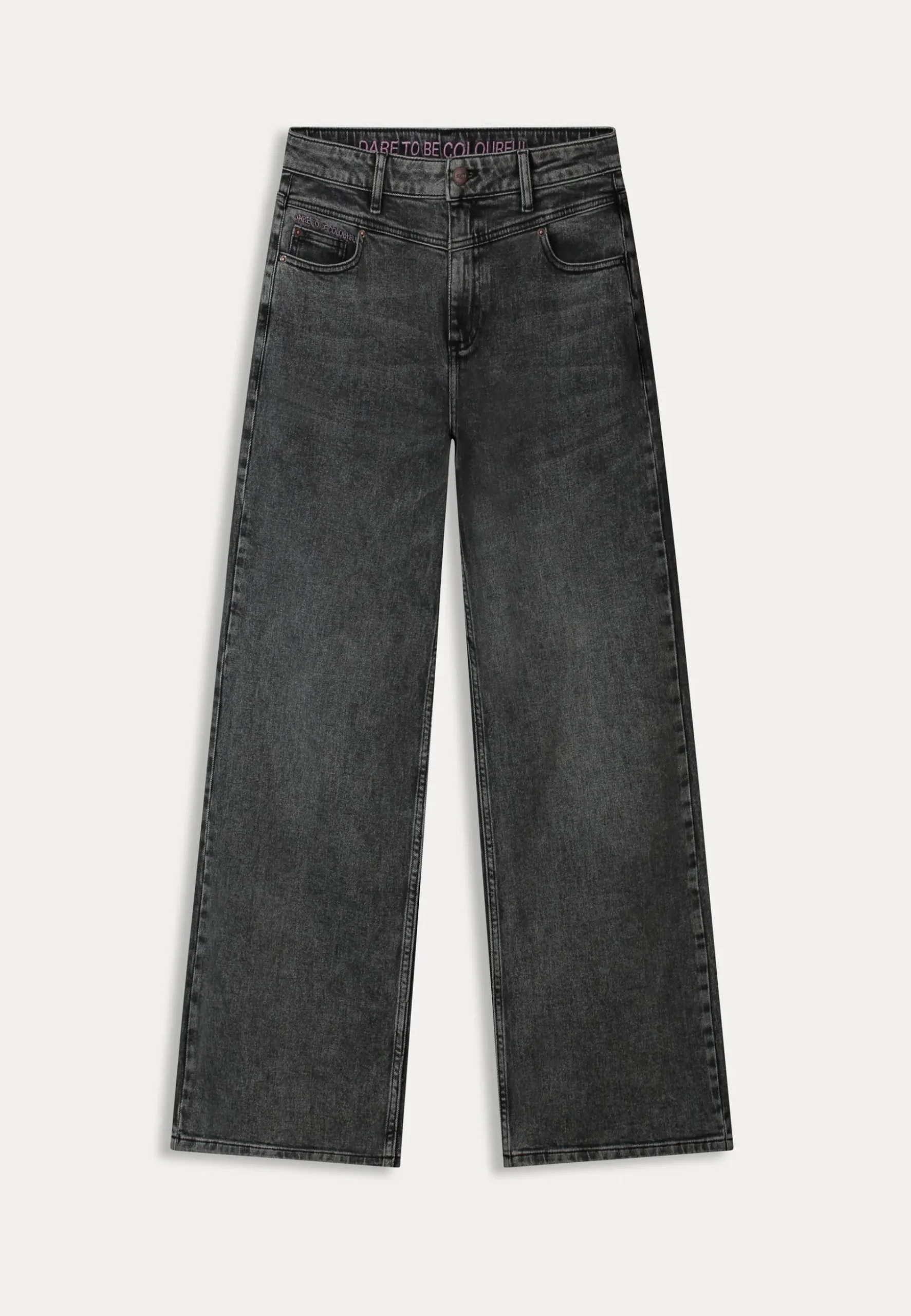 JEANS Wide Leg Grey Storm