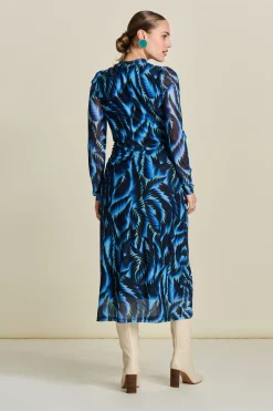 JURK Feathers Blue Mesh
