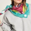 SJAAL Silk Floral Green